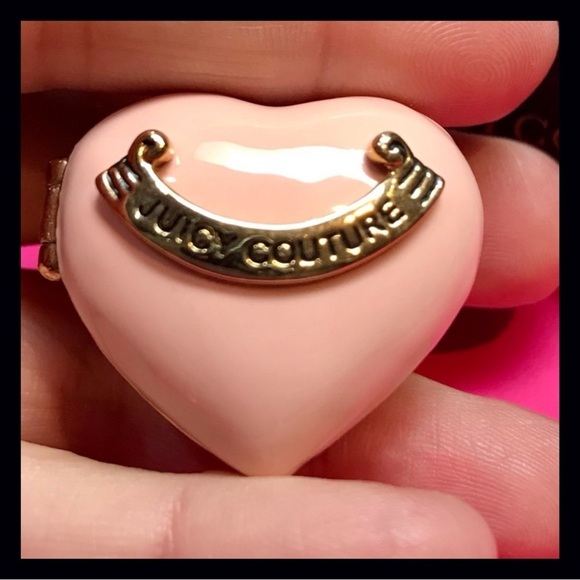 Vintage Juicy Couture Pink Ceramic Heart Trinket Box - Picture 2 of 8